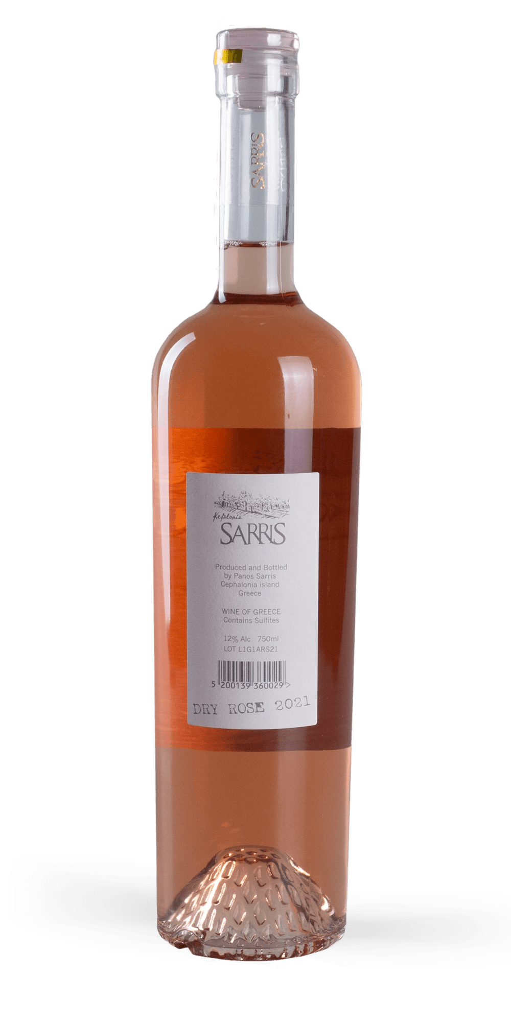 Rose 2022 - Sarris Winery trockener Roséwein aus Ionische Inseln