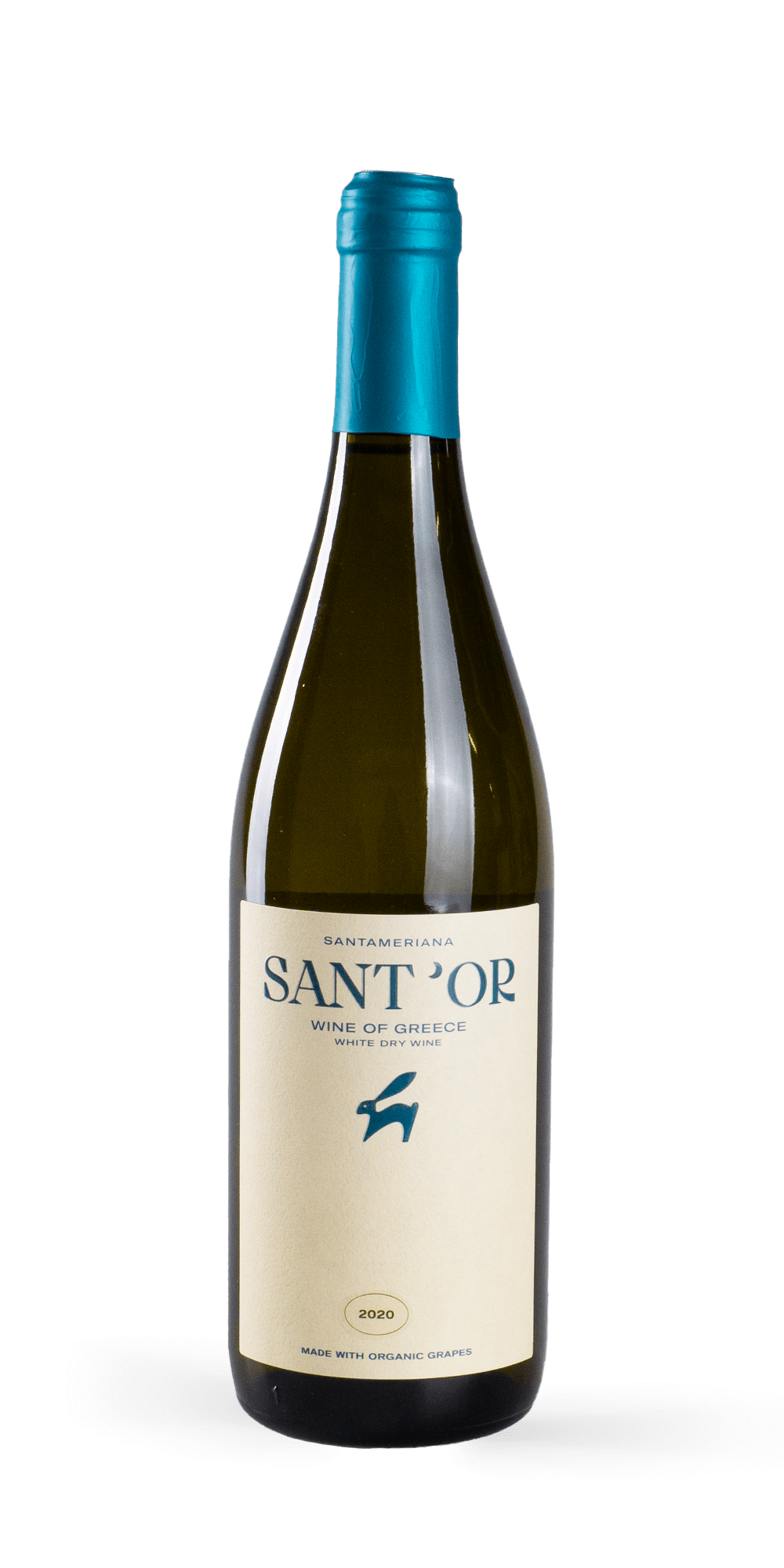 Santameriana Natur trockener aus Peloponnes 2021 Wines - BIO Weißwein SANT\'OR