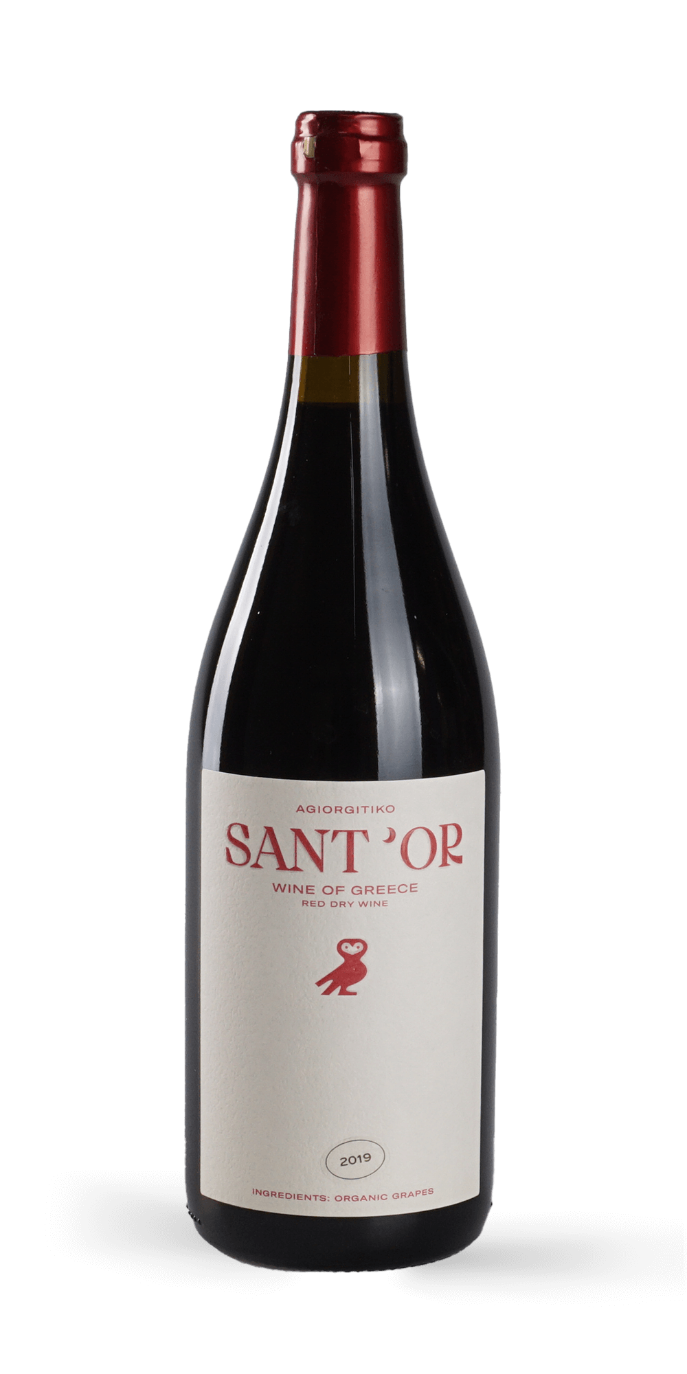 Agiorgitiko Natur BIO 2021 - SANT'OR Wines trockener Rotwein aus Peloponnes