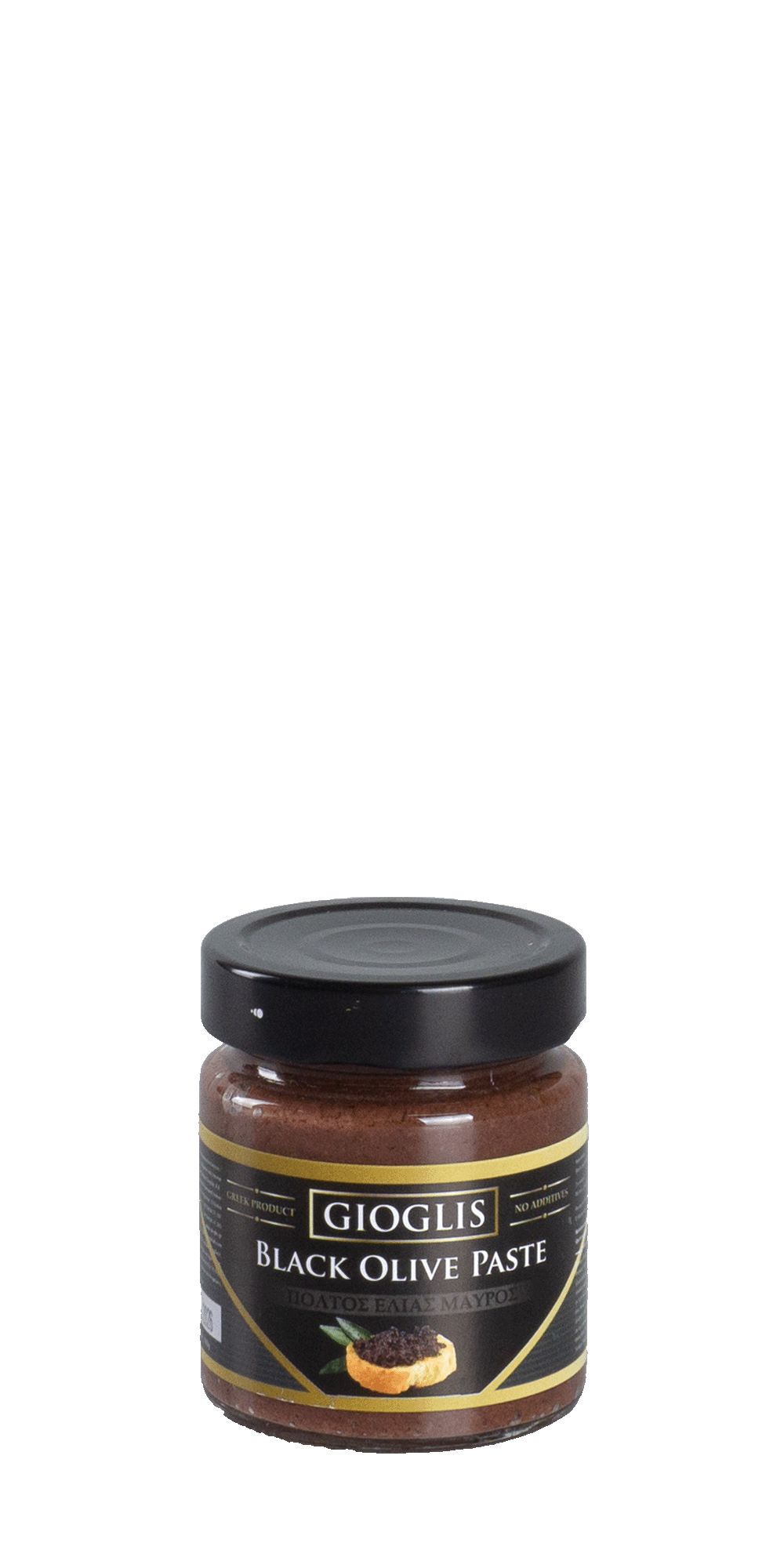 Schwarze Olivenpaste 180 g - Gioglis