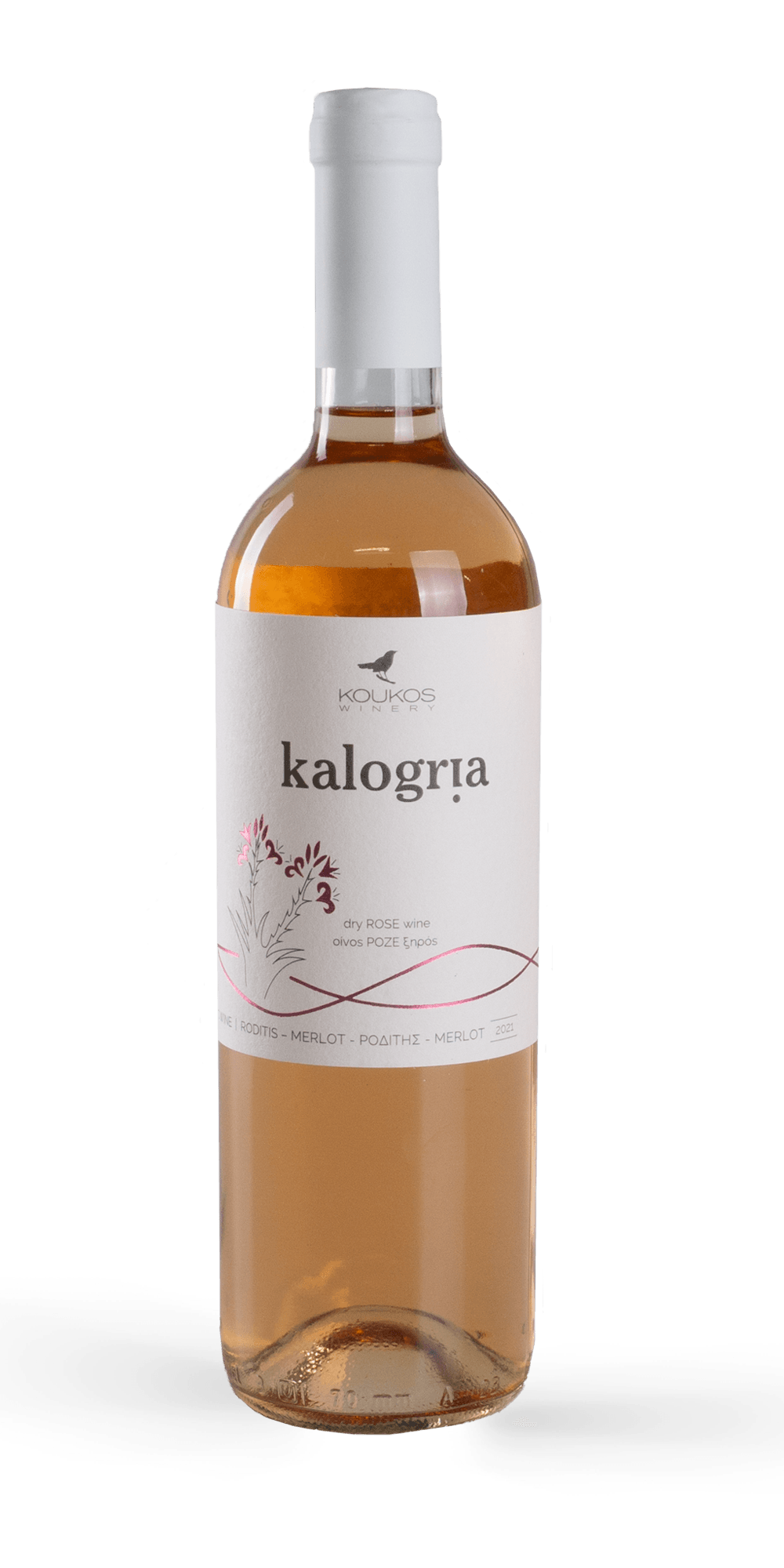 Kalogria Rose BIO 2022 - Koukos Winery trockener Roséwein aus Peloponnes