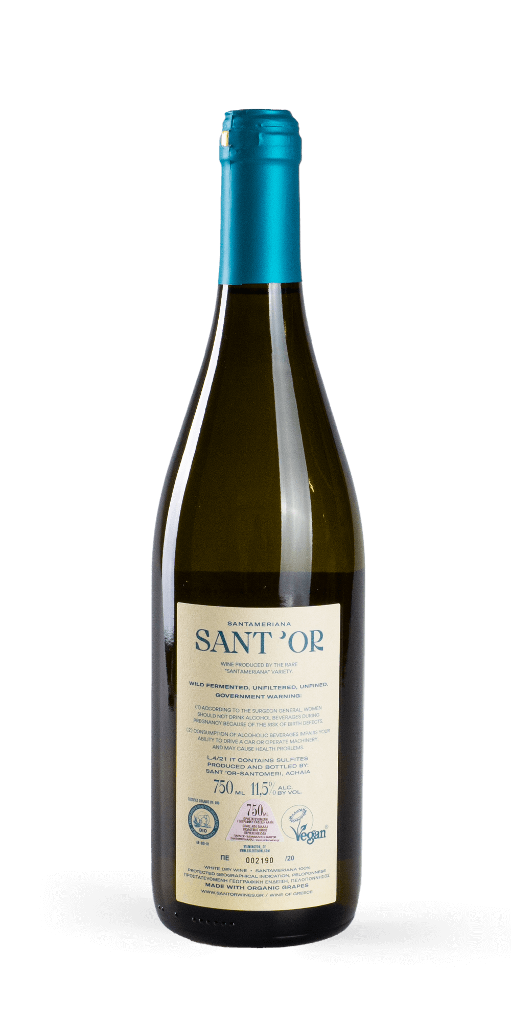 Santameriana Natur BIO Peloponnes trockener - 2021 Wines aus Weißwein SANT\'OR